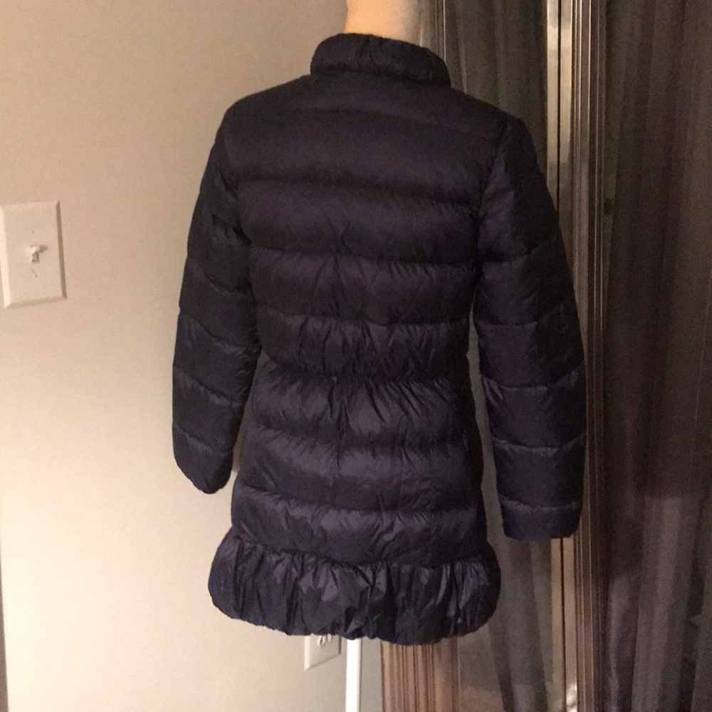 Navy Feather Down Jacket - image 2